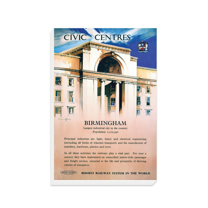 Birmingham, Civic Centres - Canvas