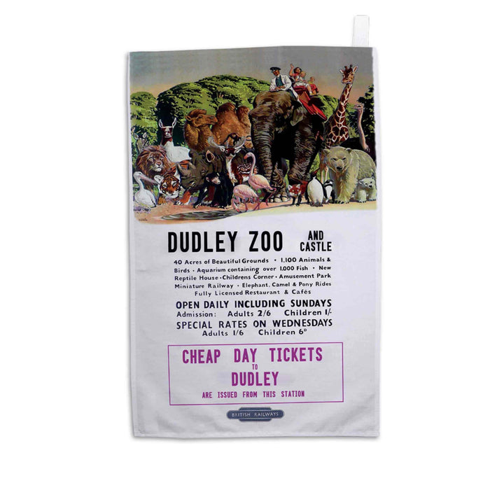 Dudley Zoo and Zoo - Tea Towel