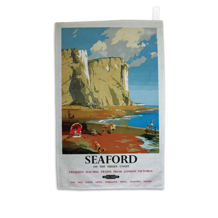 Seaford on the Sussex Coast - Tea Towel