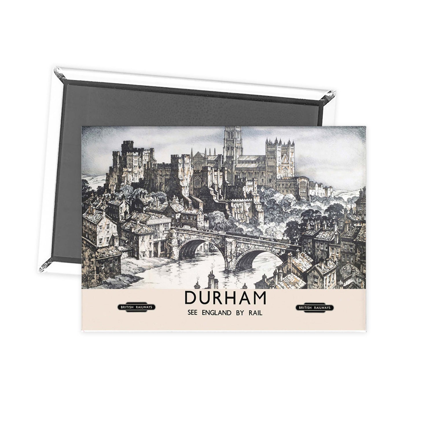 Durham Fridge Magnet