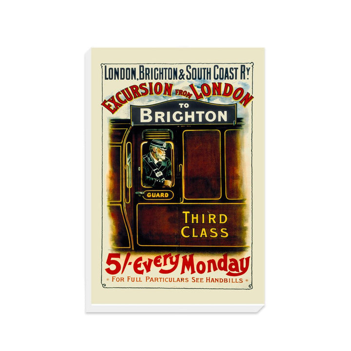 Excursion from London to Brighton - Canvas