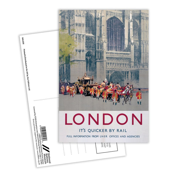 London Parade St Paul's Postcard Pack of 8