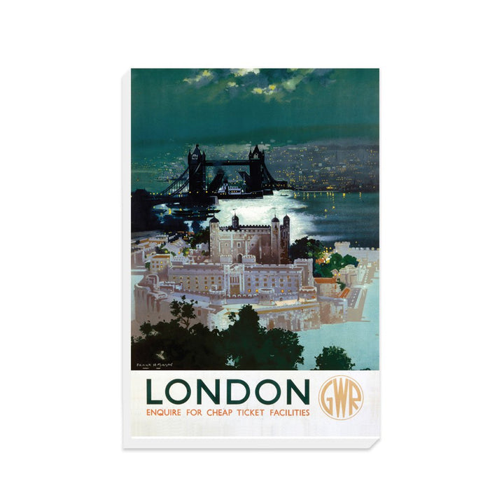 London Bridge Dusk - Canvas