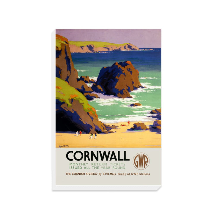 Cornwall - The Cornish Riviera - Canvas