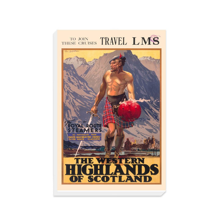 The Western Highlands of Scotland - Canvas