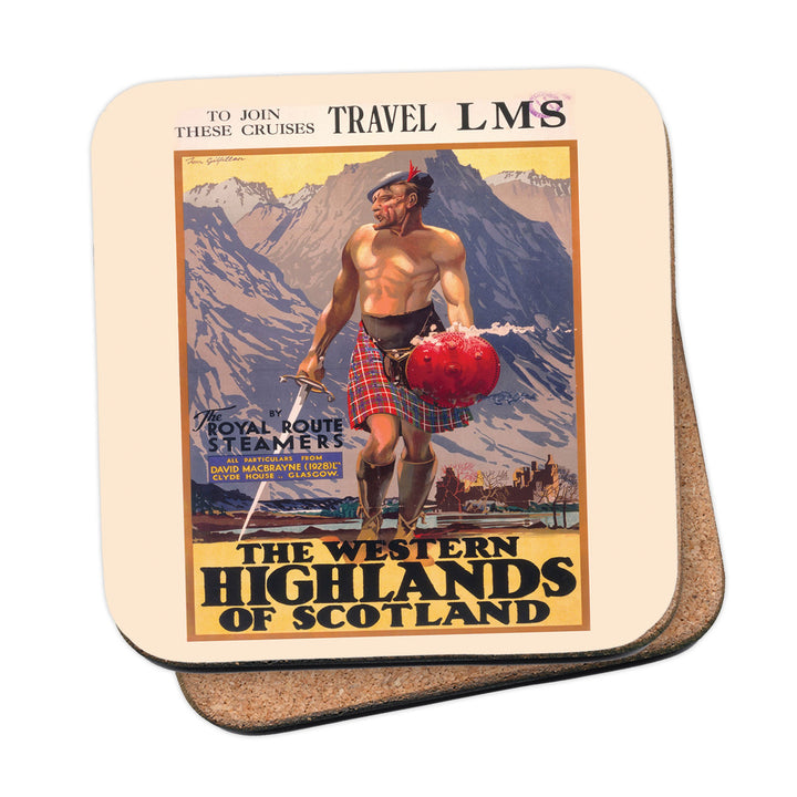 The Western Highlands of Scotland Coaster