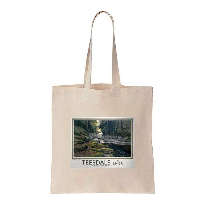 Teesdale near Barnard Castle - Canvas Tote Bag