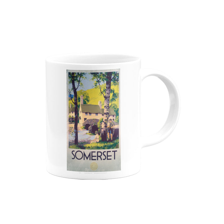 Somerset - Boy and Girl by Bridge Mug