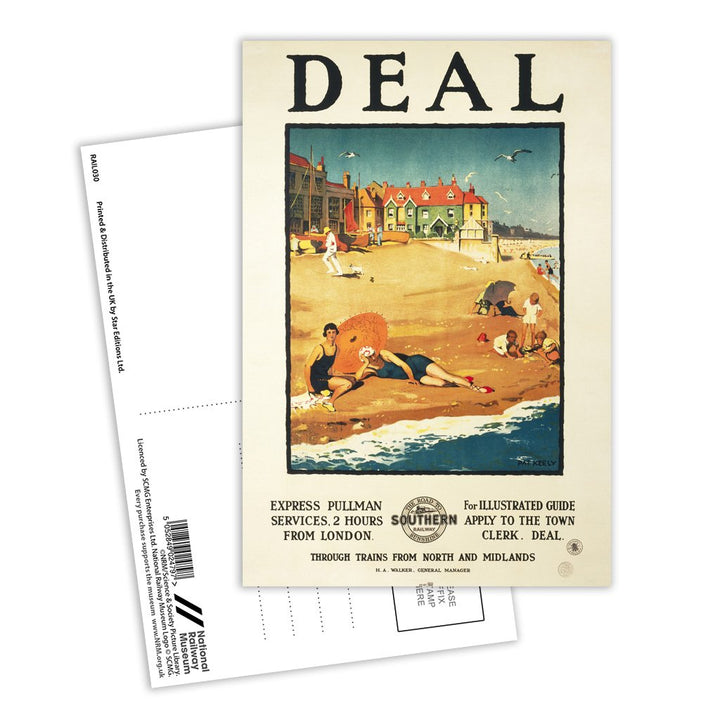 Deal, through North and Midlands Postcard Pack of 8