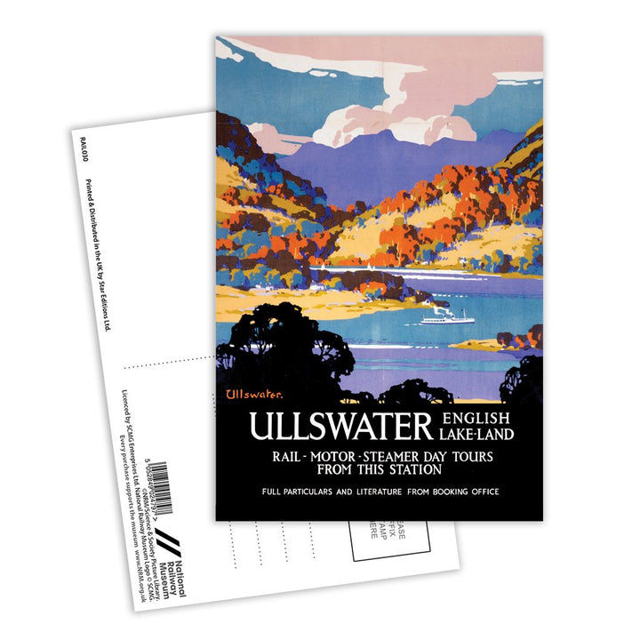 Ullswater - English Lake Land Postcard Pack of 8