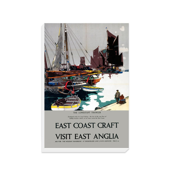 East Coast Craft- East Anglia- Lowestoft Trawler - Canvas