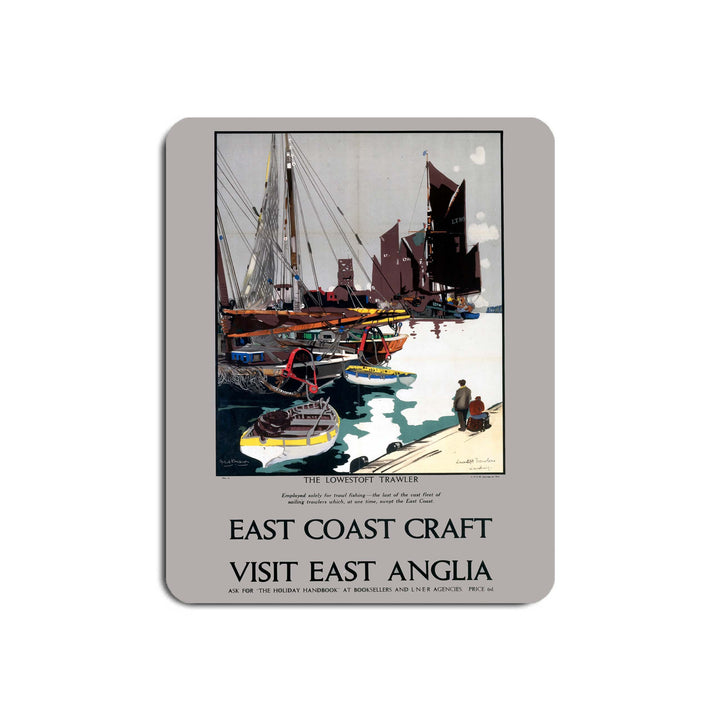 East Coast Craft- East Anglia- Lowestoft Trawler - Mouse Mat