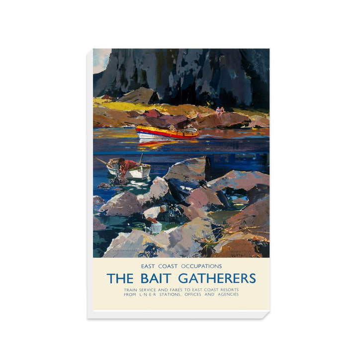 The Bait Gatherers - East Coast Occupations - Canvas