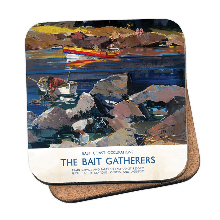 The Bait Gatherers - East Coast Occupations Coaster