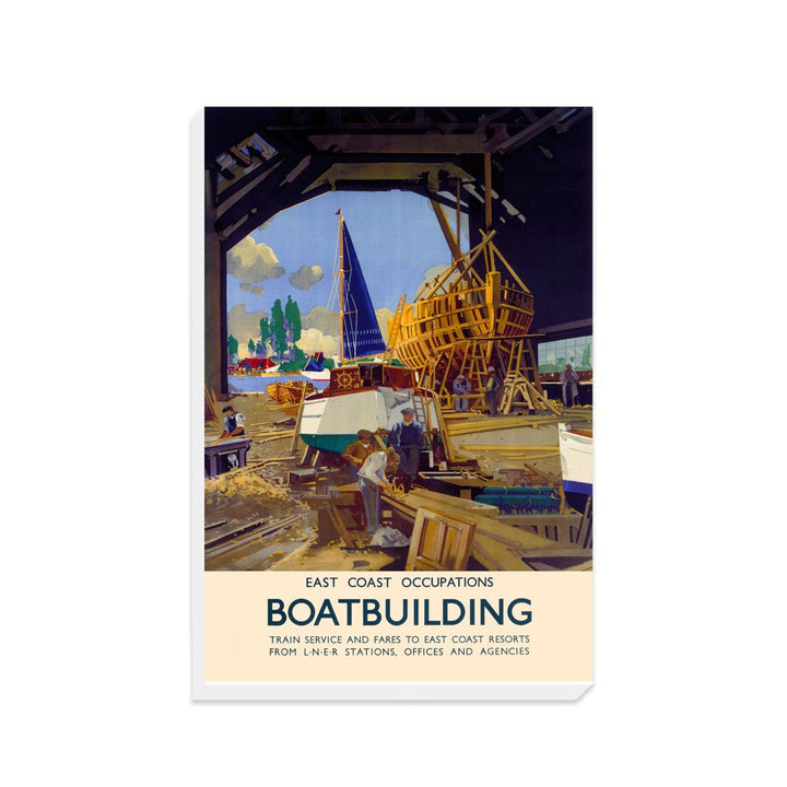 Boat Building - East Coast Occupations - Canvas
