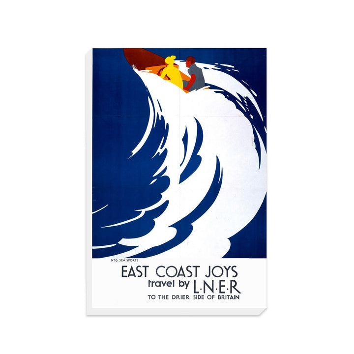 East Coast Joys No 6 Sea Sports - Canvas