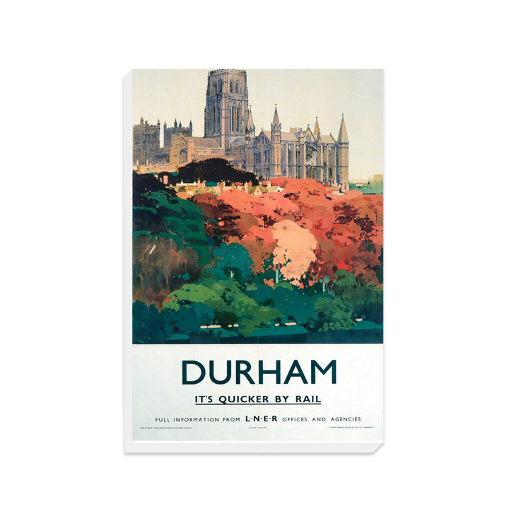 Durham - Trees and Cathedral - Canvas