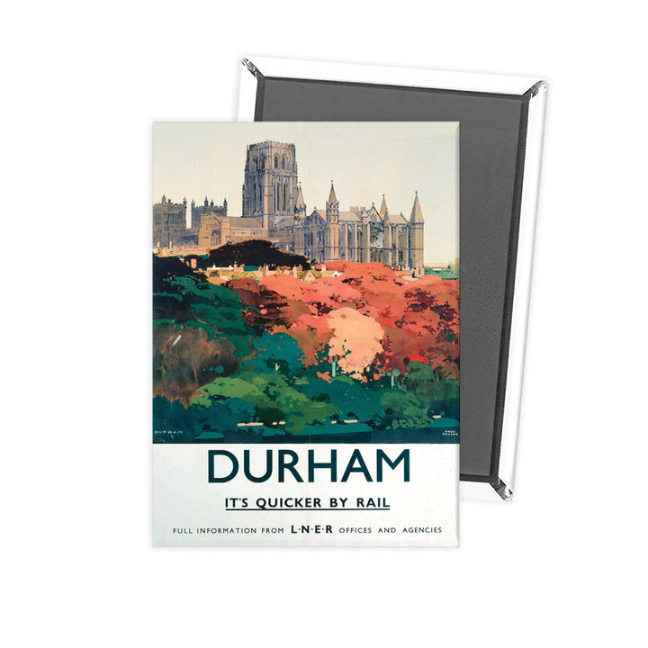 Durham Trees and Cathedral Fridge Magnet