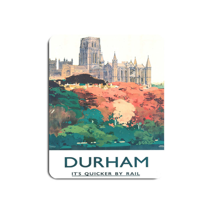 Durham - Trees and Cathedral - Mouse Mat