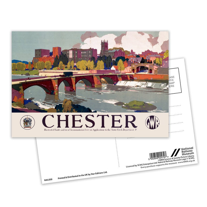 Chester Postcard Pack of 8