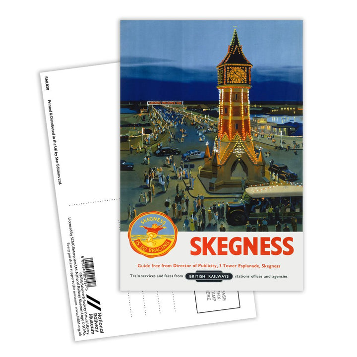Skegness Postcard Pack of 8