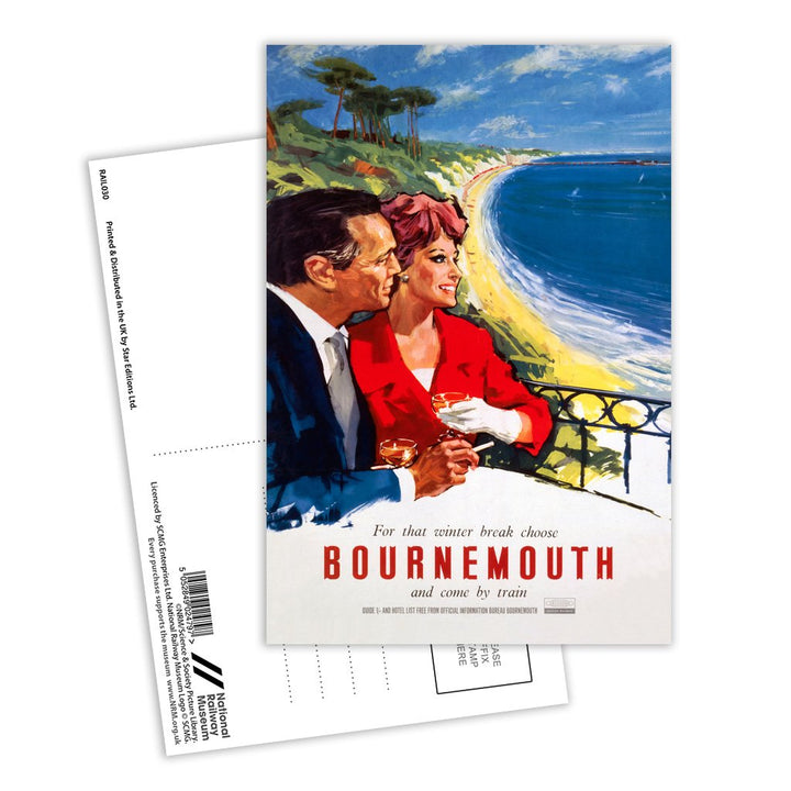 Bournemouth, for that Winter Break Postcard Pack of 8