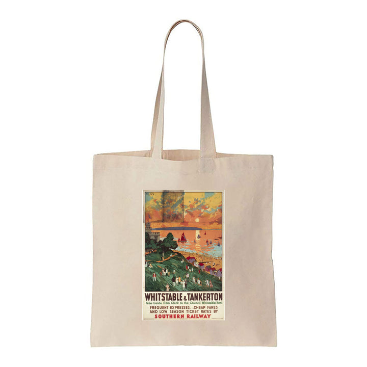 Whitstable and Tankerton - Canvas Tote Bag
