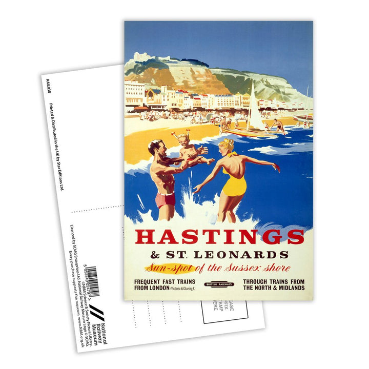 Hastings and St Leonards Postcard Pack of 8