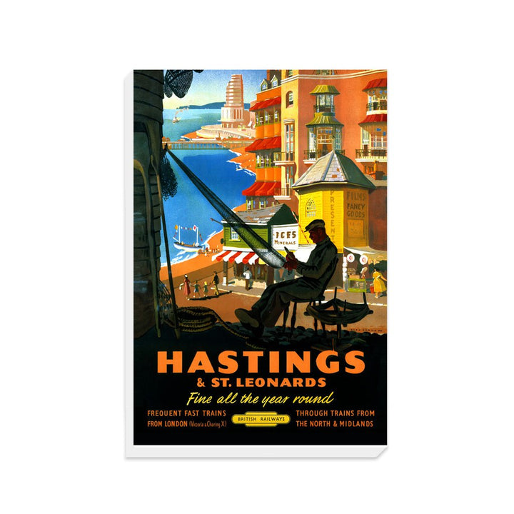Hastings and St Leonards, Fine all year round - Canvas