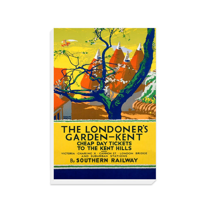 The Londoner's Garden, Kent - Canvas
