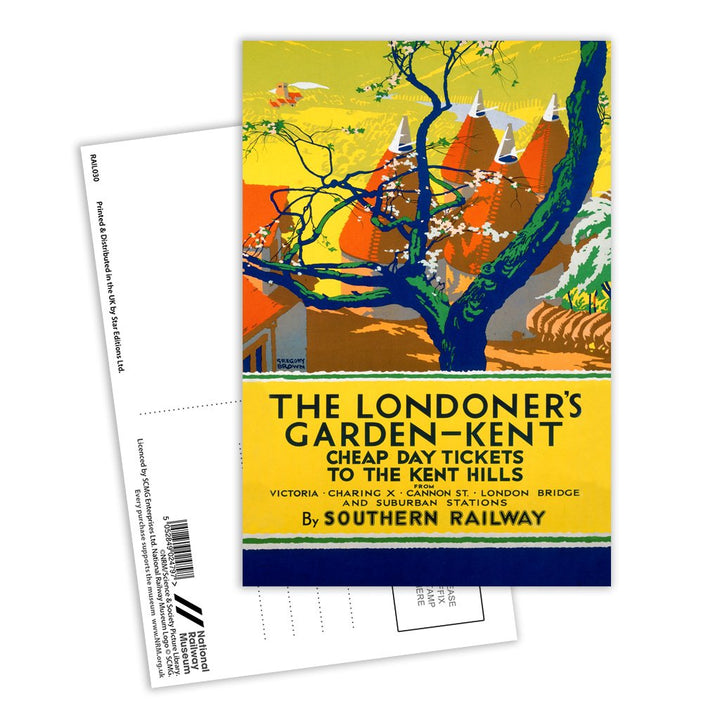 The Londoner's Garden, Kent Postcard Pack of 8