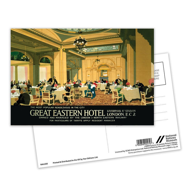 Great Eastern Hotel, London Postcard Pack of 8