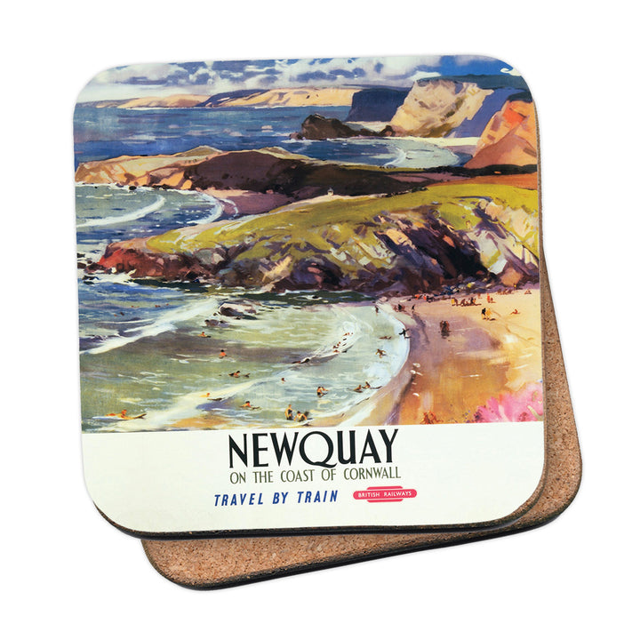 Newquay on the Coast of Cornwall Coaster