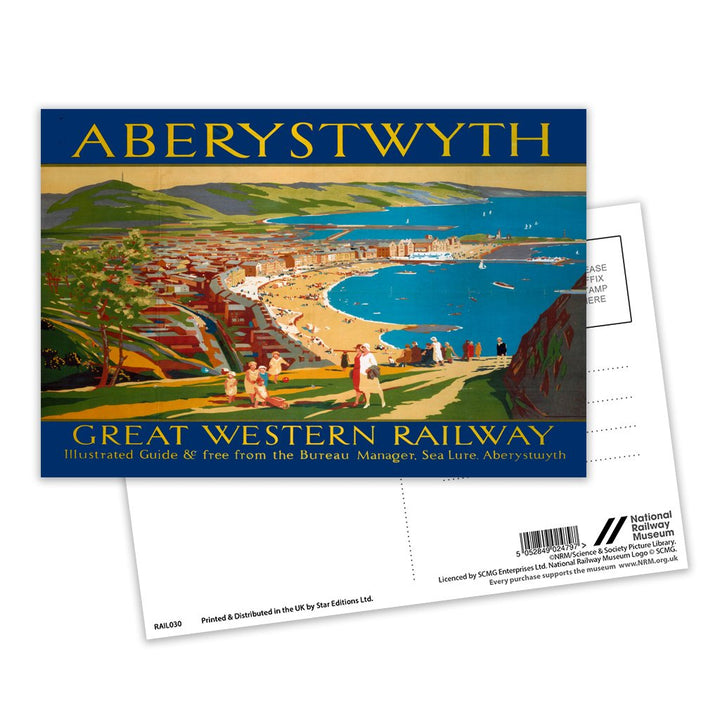 Aberystwyth Postcard Pack of 8