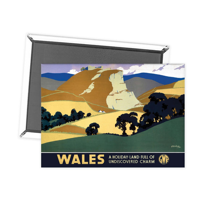 Wales Undiscovered Charm Fridge Magnet