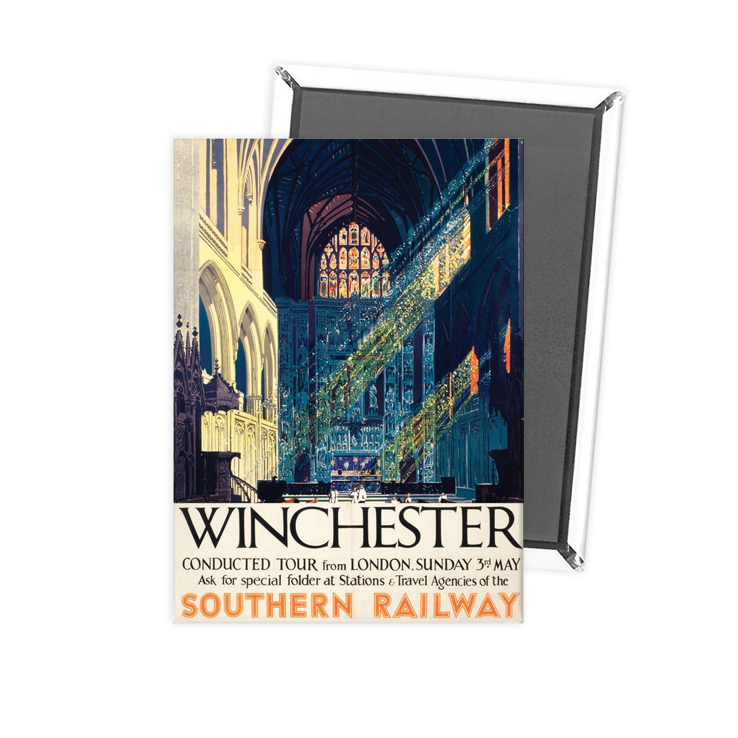 Winchester Inside Cathedral Fridge Magnet