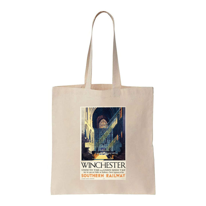 Winchester Cathedral - Windows - Canvas Tote Bag
