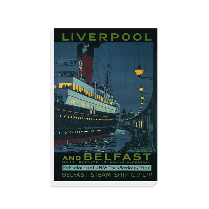 Liverpool and Belfast - Canvas