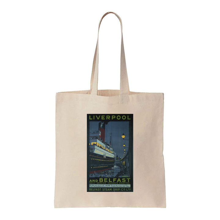 Liverpool and Belfast - Canvas Tote Bag
