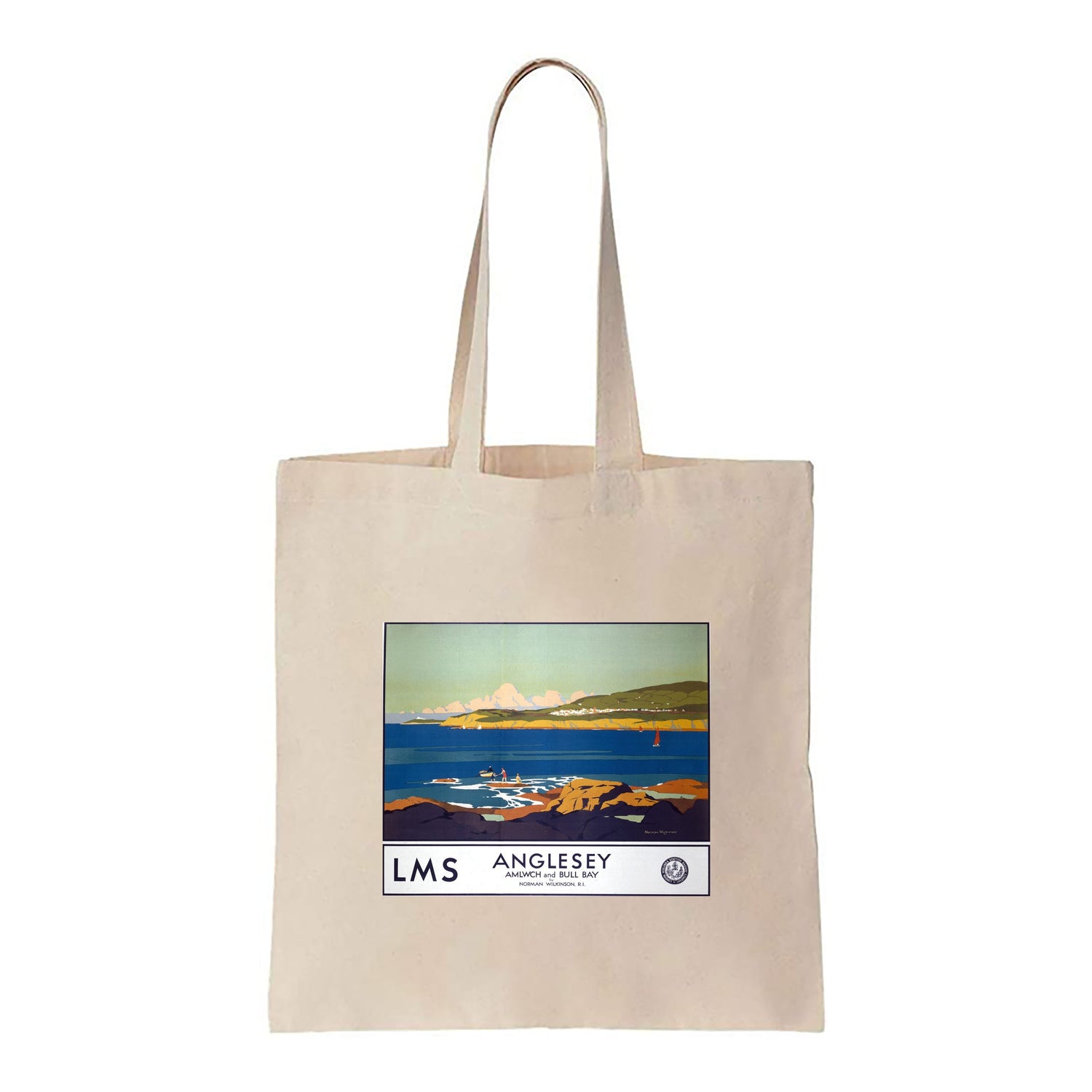 Anglesey - Amlwch and Bull Bay - Canvas Tote Bag