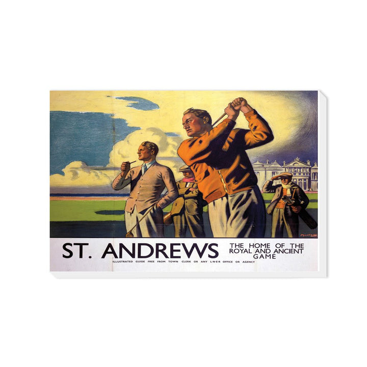 St Andrews, Home of the Royal Game - Canvas