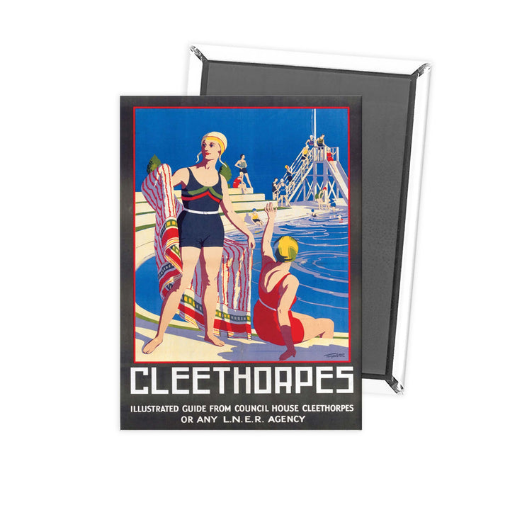Cleethorpes Swimming Pool Fridge Magnet