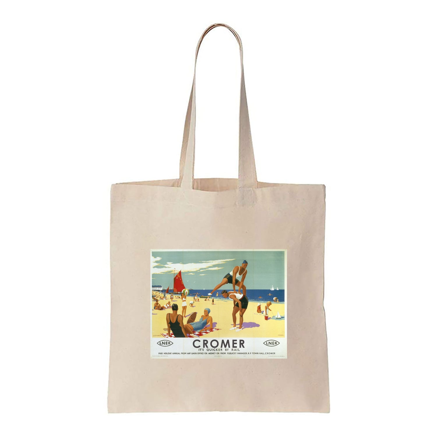 Cromer - Beach - Canvas Tote Bag