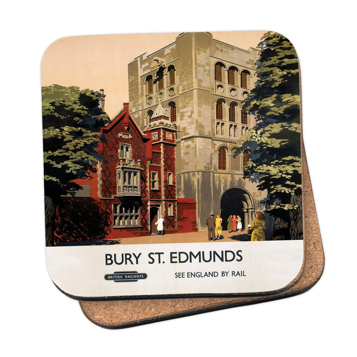 Bury St. Edmunds - Red Building Coaster