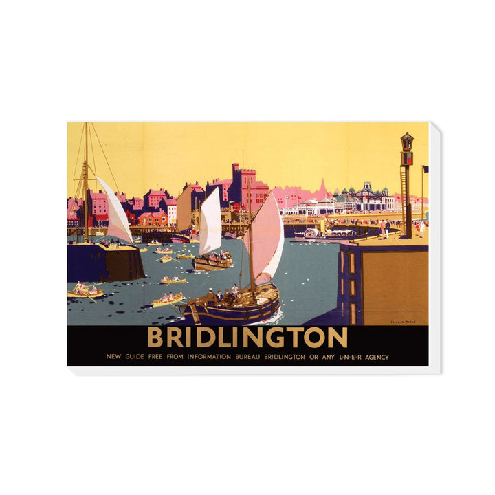 Bridlington - Yellow Sky - Canvas