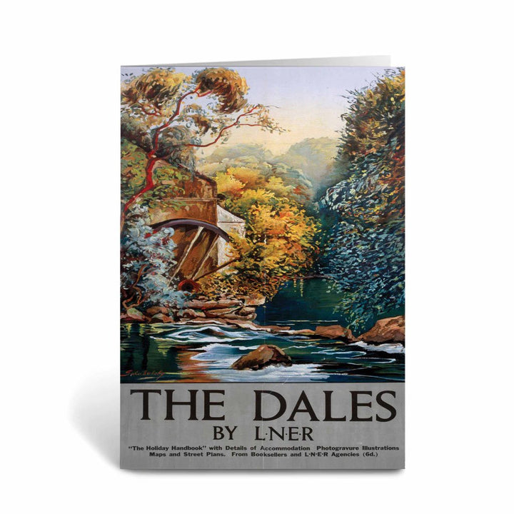 The Dales - Watermill Greeting Card