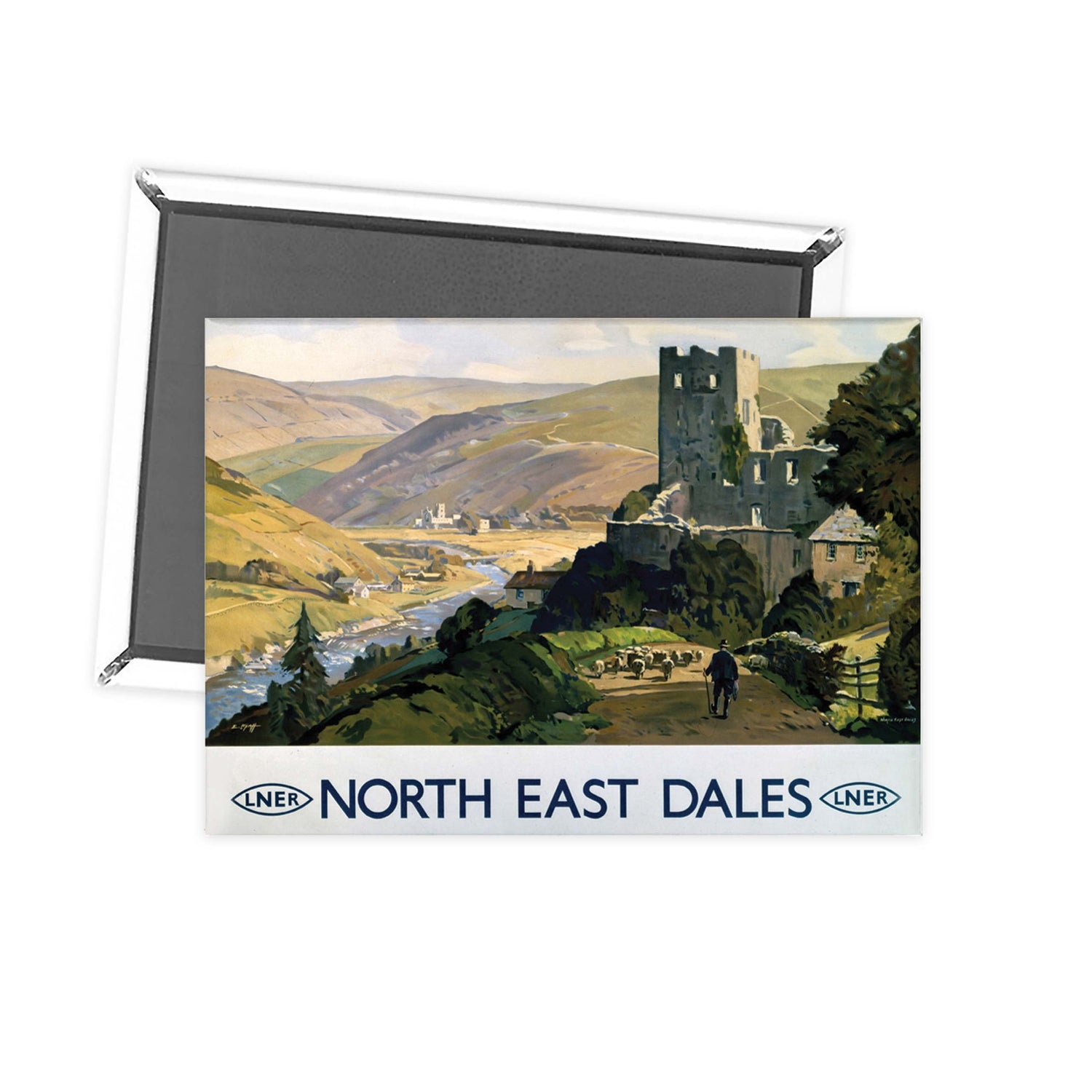 North East Dales Fridge Magnet