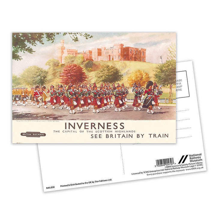 Inverness, Capital of the Scottish Highlands Postcard Pack of 8