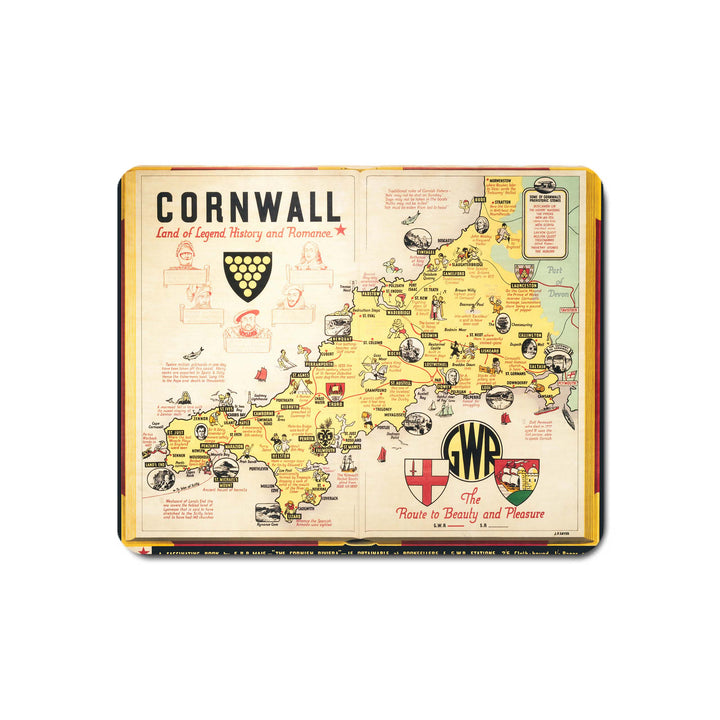 Cornwall - Land of Legend, History and Romance - Mouse Mat