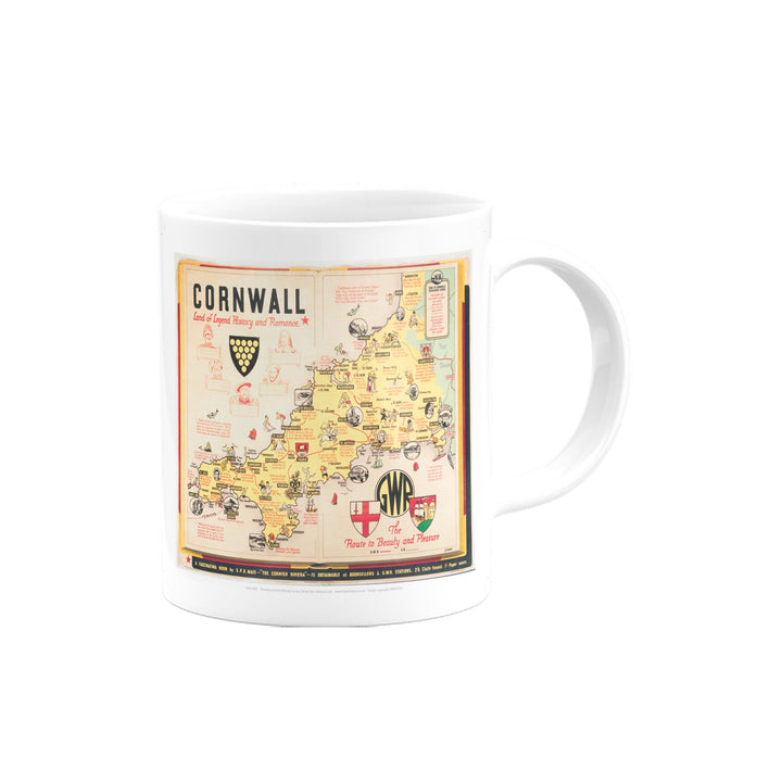 Cornwall - Land of Legend, History and Romance Mug